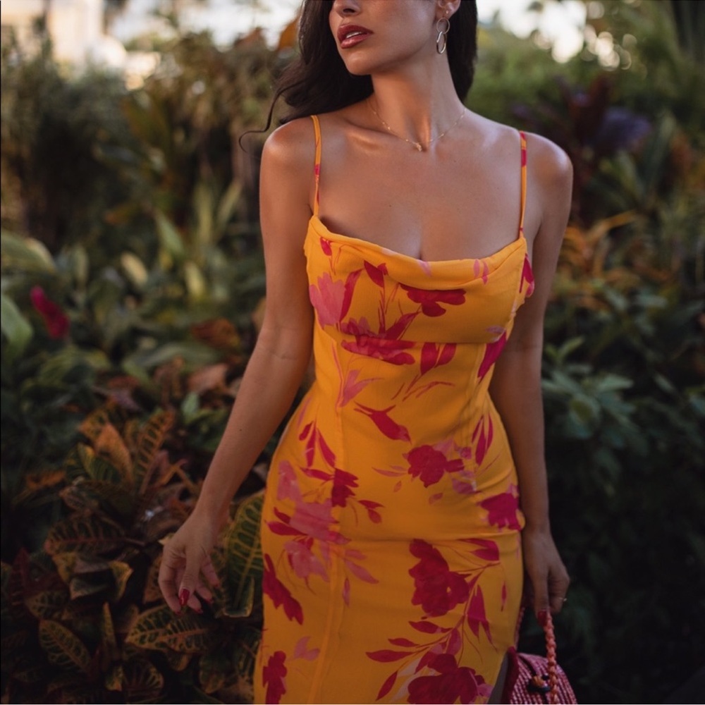 Revolve song of style eli floral slip dress vacation